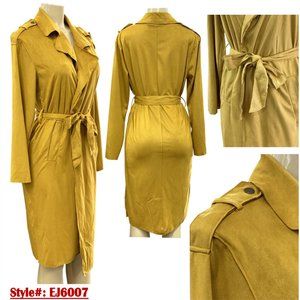 EJ6007-Suede Mustard